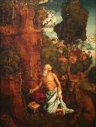 unknow artist, The Penitent St Jerome in a landscape